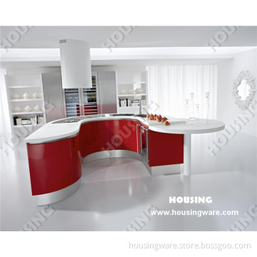 Special Design Lacquer Finish Kitchen on Sale